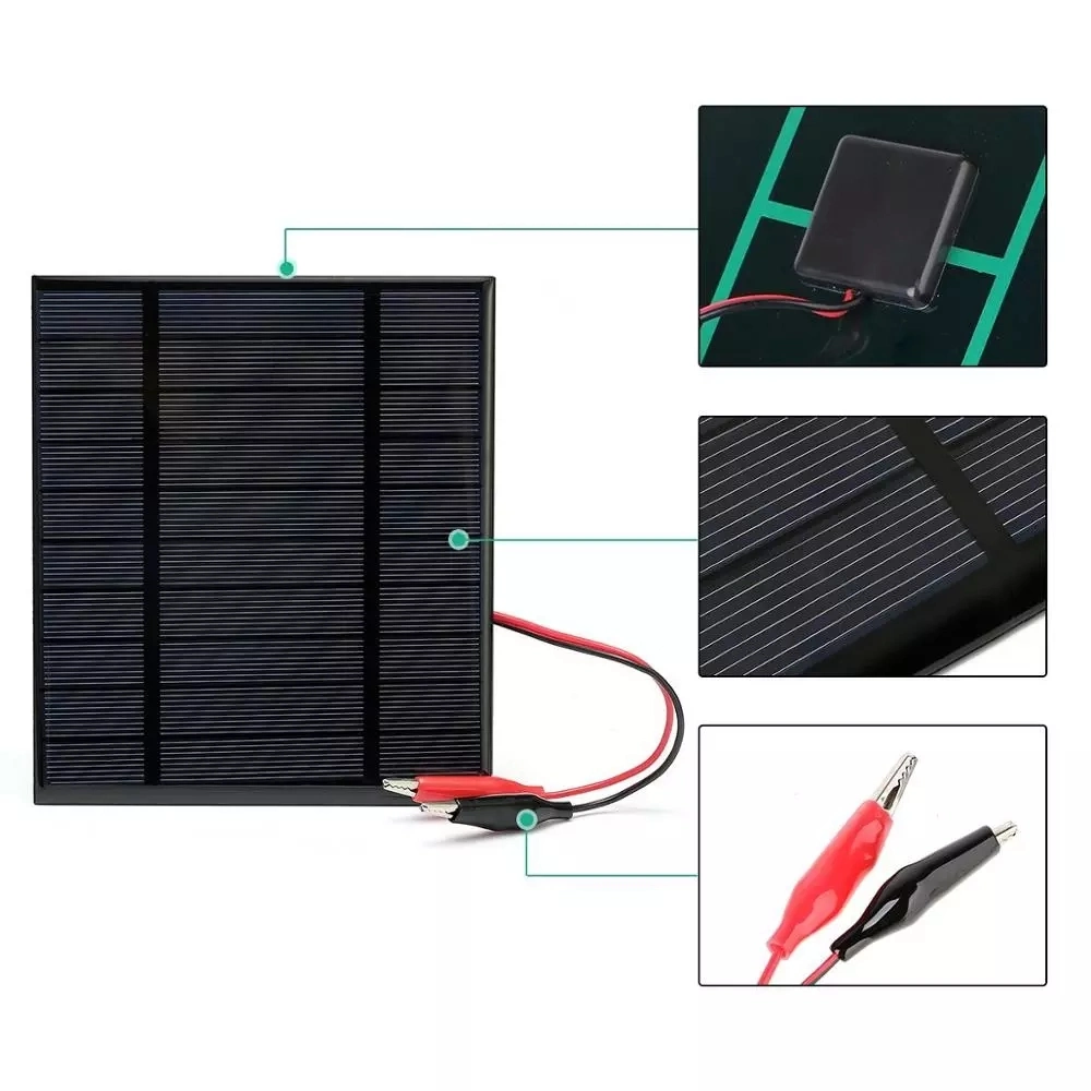 0.1W-50W ETFE Pet PCB Epoxy Resin Small Solar Panel for LED Light Battery Charger