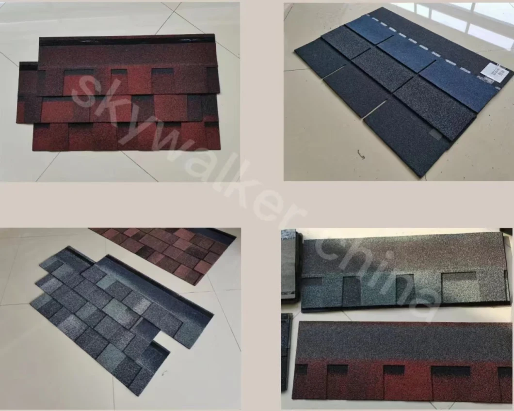 Solar Heat-Reflective Asphalt Roofing Shingles Roofing Tile Made in China